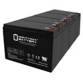 Mighty Max Battery ML10-12 - 12V 10AH Scooter Battery Replaces Werker WKA12-10F2, WKA12-10 F2 - 4PK MAX3431124